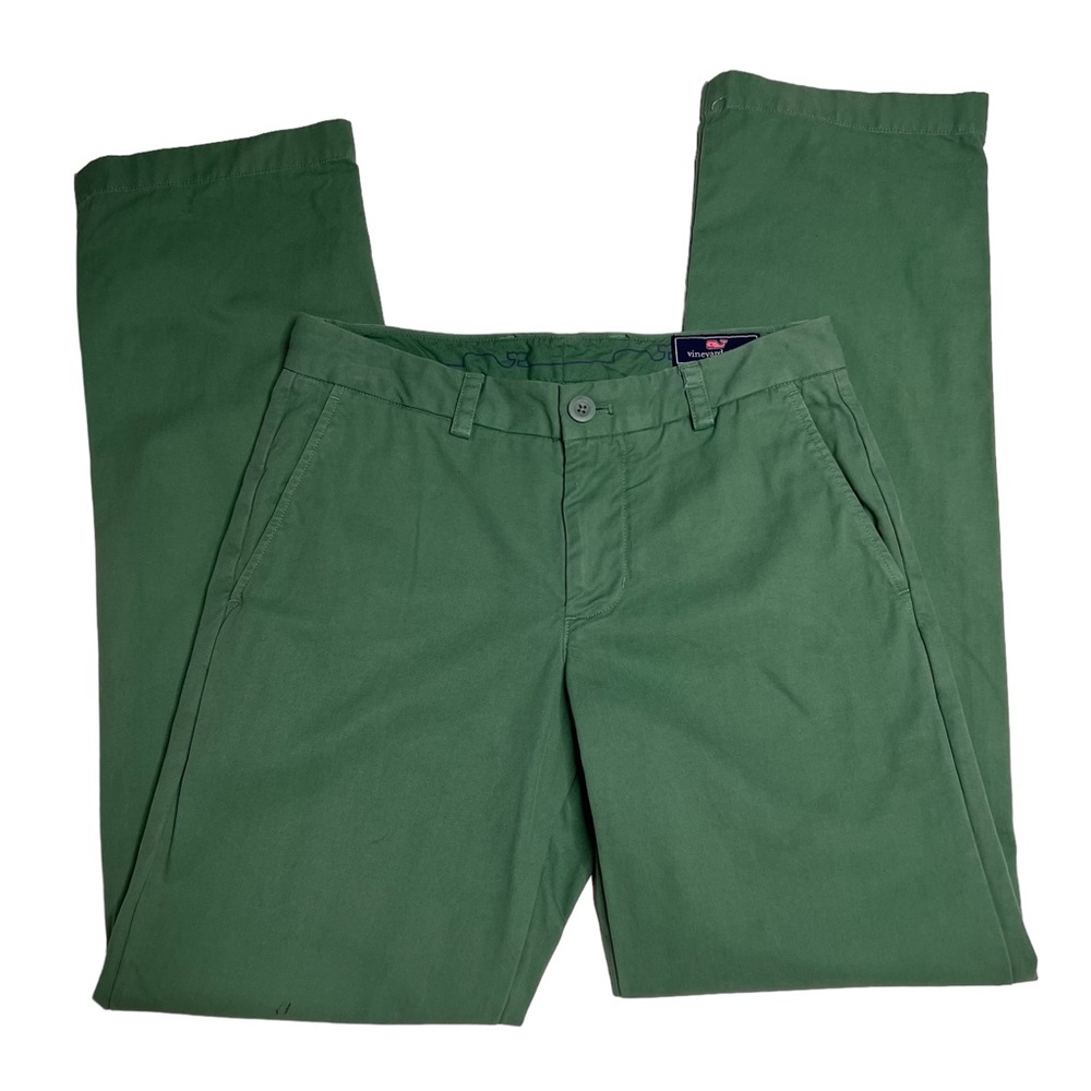 Mens Vineyard Vines Shep and‎ Ian green chino pants size 28 x 32